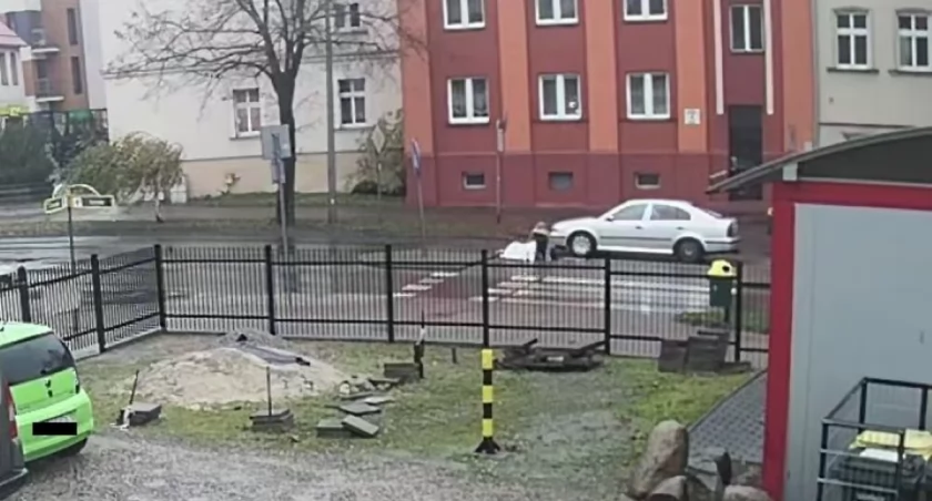 Policja szuka sprawcy potrącenia. W jego samochodzie był pies