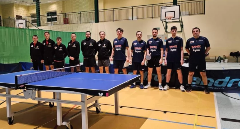 Ważna wygrana TS Chojnice w Redzie w 3. lidze tenisa stołowego