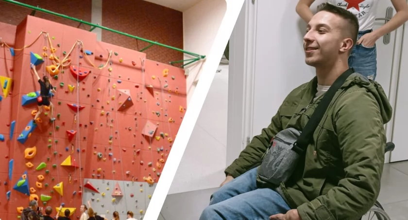 Powspinajmy się na ściance, aby wesprzeć akcję dla Piotra Dyląga