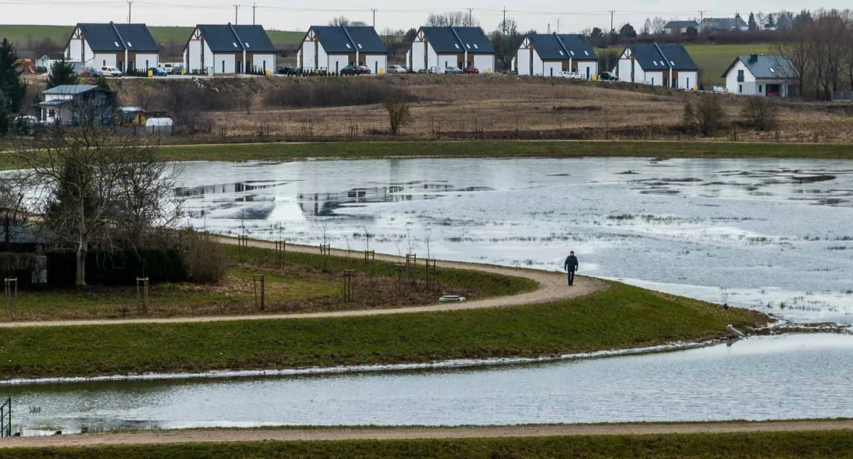 Niecodzienna sytuacja na zbiorniku Sobierajczyka (FOTO, WIDEO)