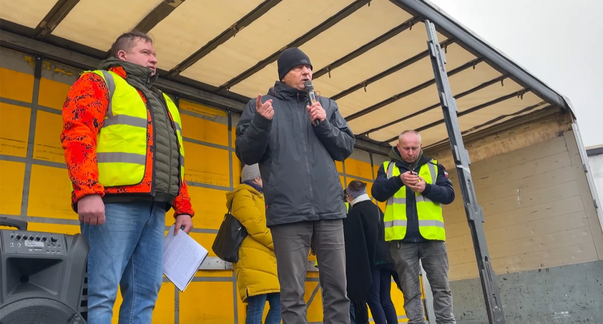 Wójt na proteście rolników: Sytuacja w polskim rolnictwie jest fatalna
