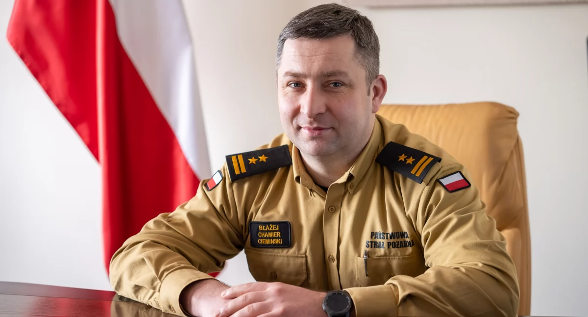 Zmiana na stanowisku komendanta straży pożarnej. Co z Błażejem Chamier Cieminskim?