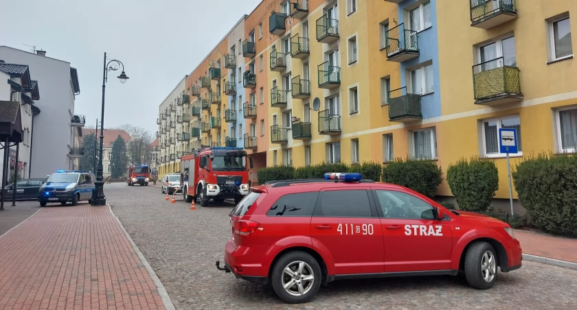 Zamknięta cała ulica. Gaz na 31 Stycznia w Chojnicach