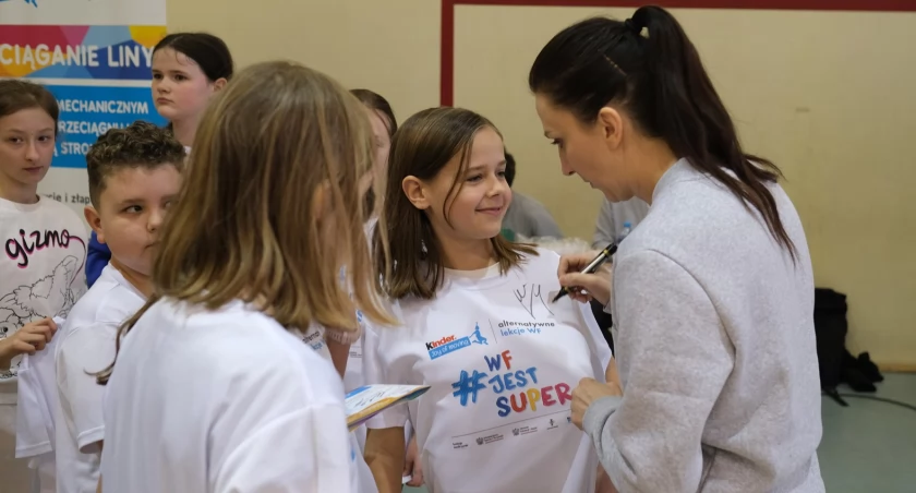 Monika Pyrek w Szkole Podstawowej nr 7 w Chojnicach