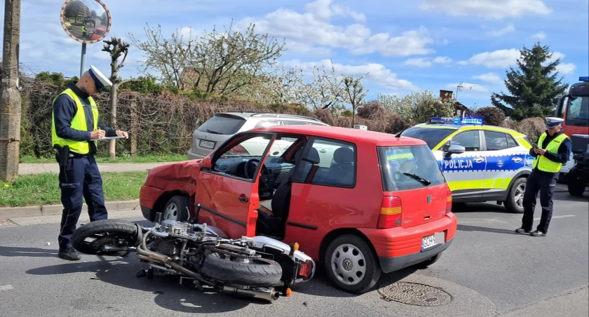 Wypadek z udziałem motocyklisty na Książąt Pomorskich. Nowe wiadomości!