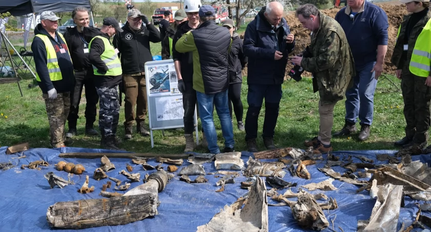 W Pawłówku odnaleziono fragmenty niemieckiego Messerschmitta z II wojny światowej