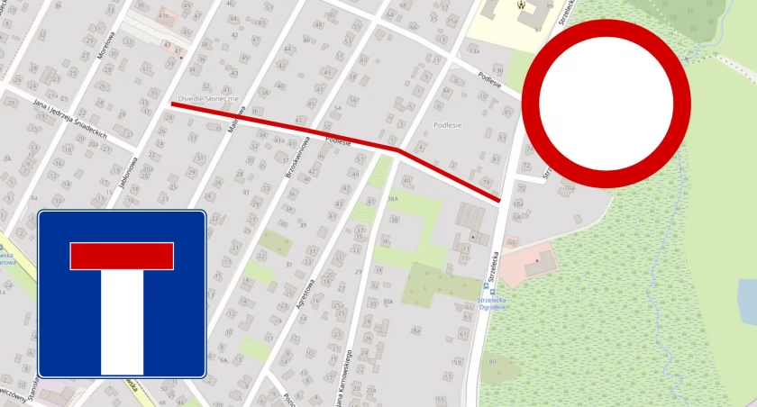 Ulica Podlesie w Chojnicach będzie zamknięta. Dlaczego?