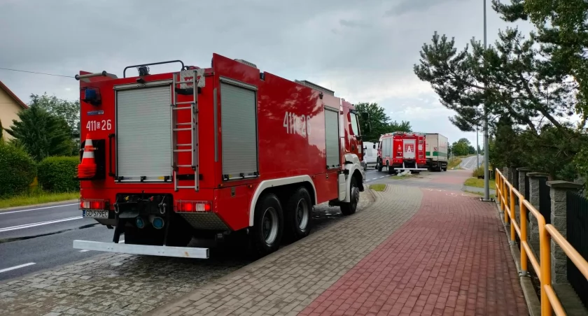 Uwaga! Zachowajcie ostrożność! Kolizja w Topoli