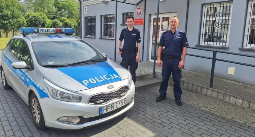 Marcin Kolbusz i  Krzysztof Budzaj uratowali mężczyznę z zawałem serca