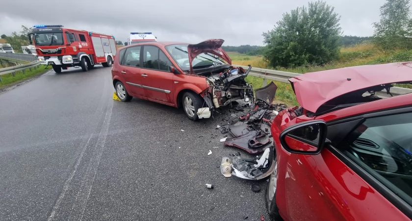 Podczas weekendu strażacy dwa razy gasili pożary. Były też wypadki