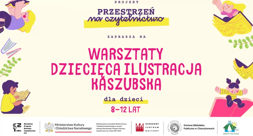 Przestrzeń na czytelnictwo – warsztaty dla dzieci w Chojnicach