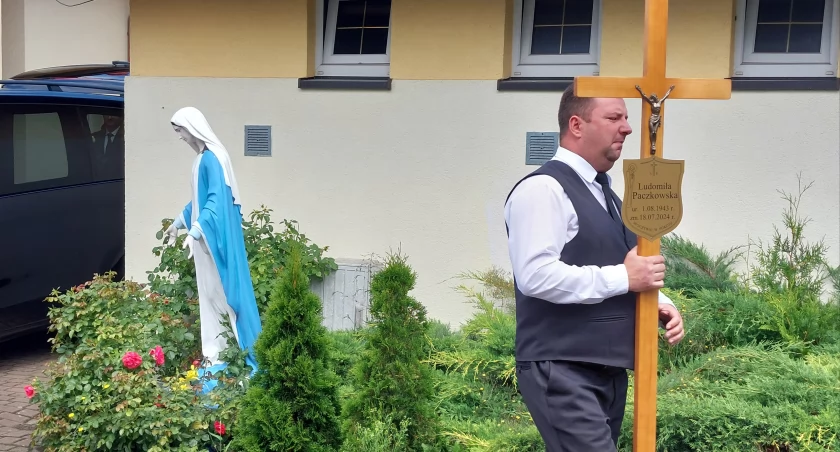 Pogrzeb Ludomiły Paczkowskiej na Cmentarzu Komunalnym w Chojnicach