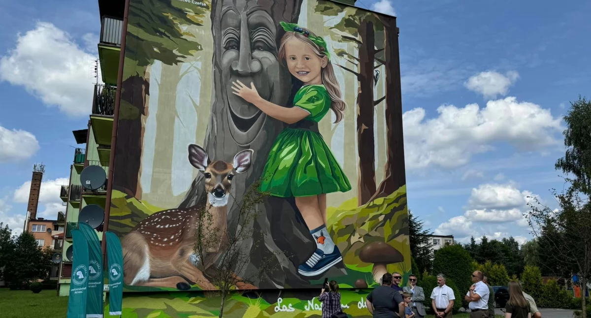 Zobaczcie jaki ładny mural powstał w Czersku!