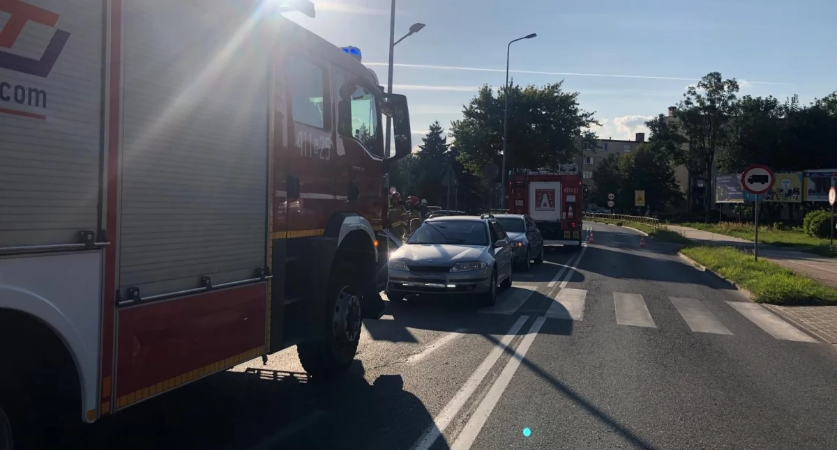 Kolizja drogowa w Chojnicach: policja interweniowała na ul. Młodzieżowej