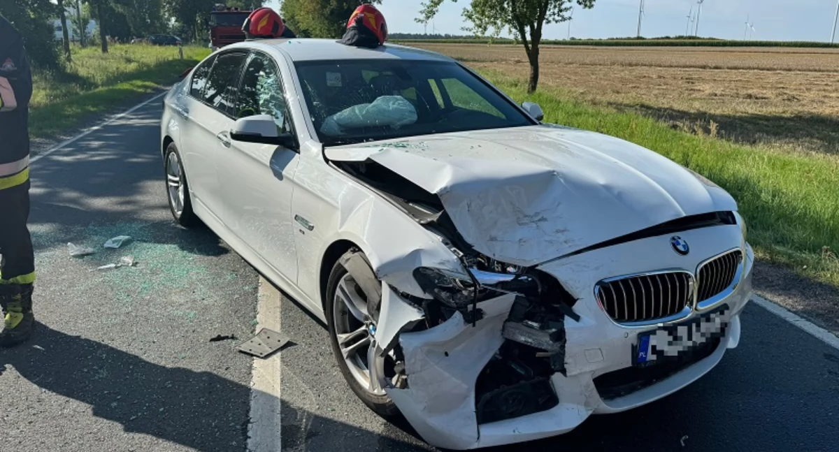 Mieszkaniec Chojnic brał udział w kraksie pod Człuchowem