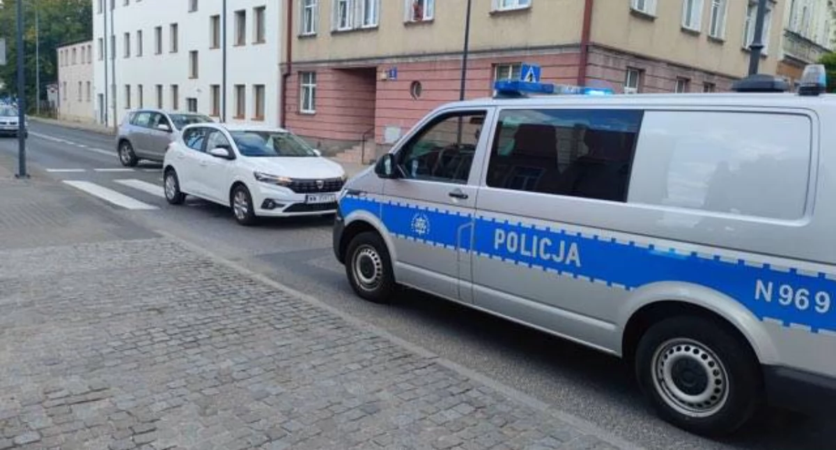 Potrącenie pieszego na ulicy Batorego