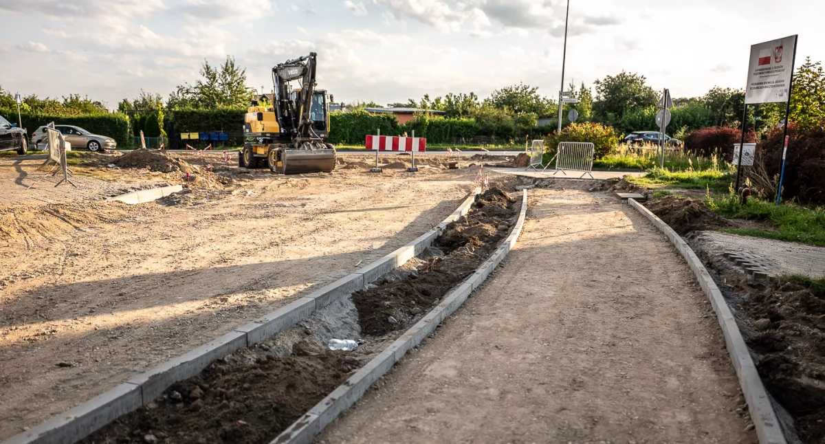 Asfalt na Grunowie będą lać w połowie września
