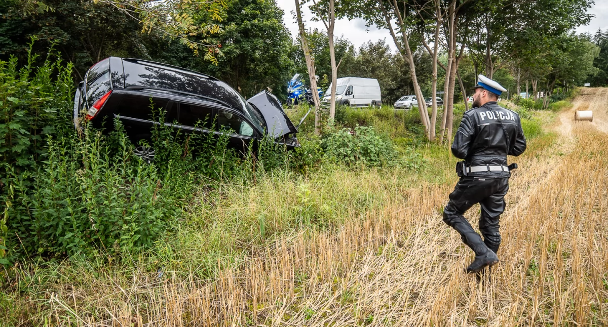 Kolizja przy Zielonych Wzgórzach. Duży mandat dla sprawcy