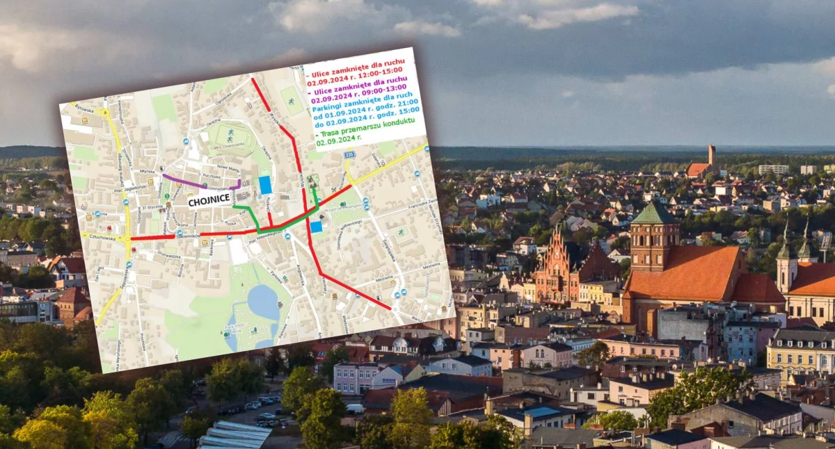 W poniedziałek część ulic w centrum miasta będzie zamknięta