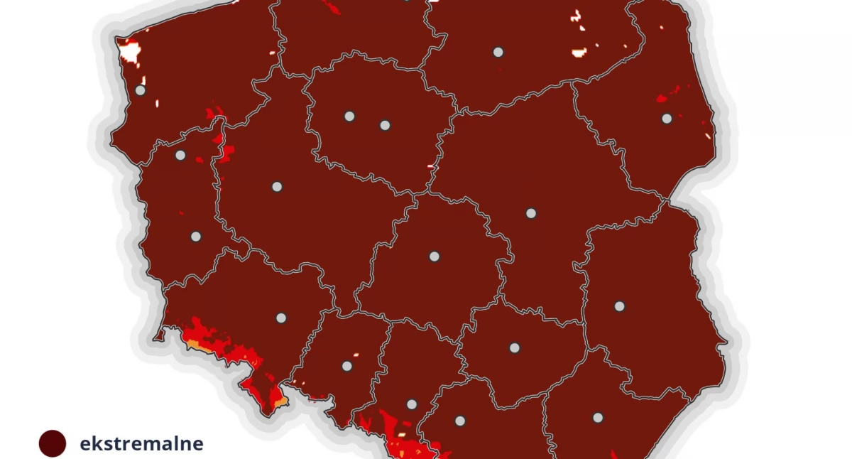 Zagrożenie pożarowe w lasach chojnickich – najwyższy alert!