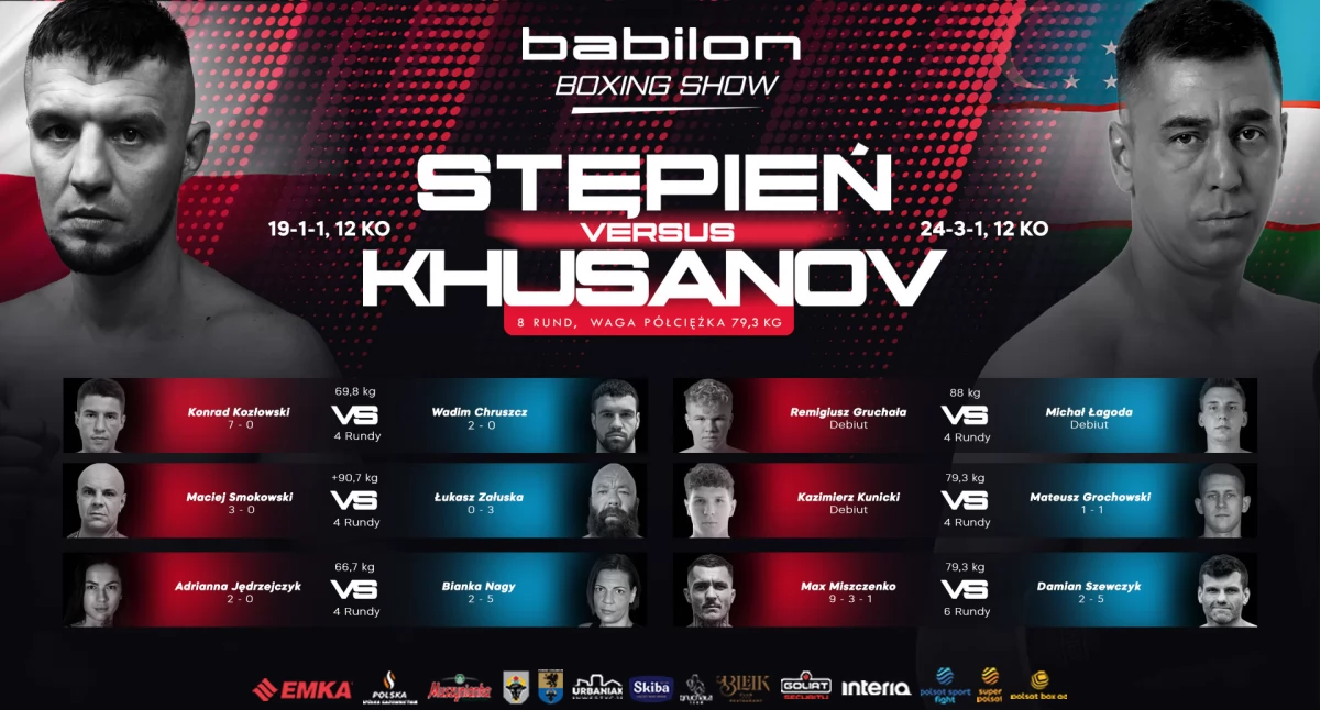 Wielkie emocje i mocne nazwiska na gali Babilon Boxing Show w Chojnicach