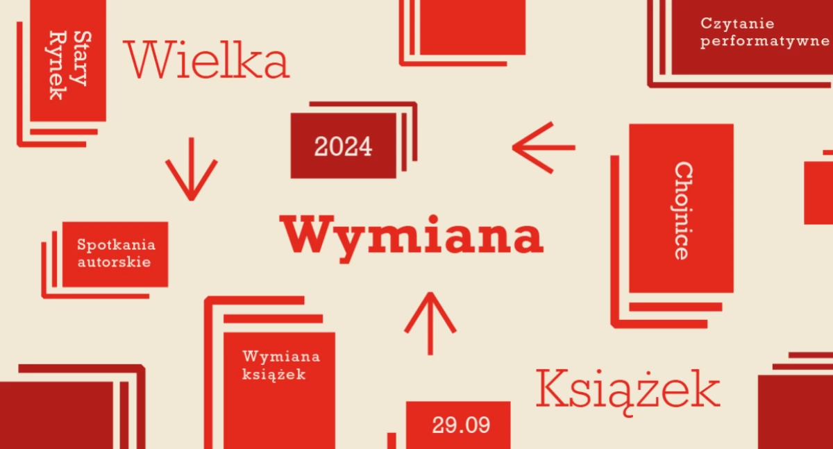 Wielka Wymiana Książek w Chojnicach – spotkania autorskie i święto literatury