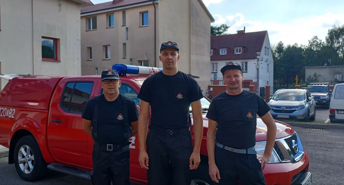 Strażacy z Człuchowa w walce z powodzią we Wrocławiu