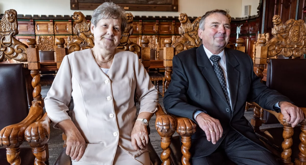 Zofia i Eugeniusz Dorawa są już od pół wieku razem. Gratulacje!