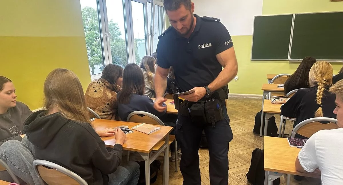 Odpowiedzialność karna nieletnich – spotkanie profilaktyczne w Technikum nr 2 w Chojnicach