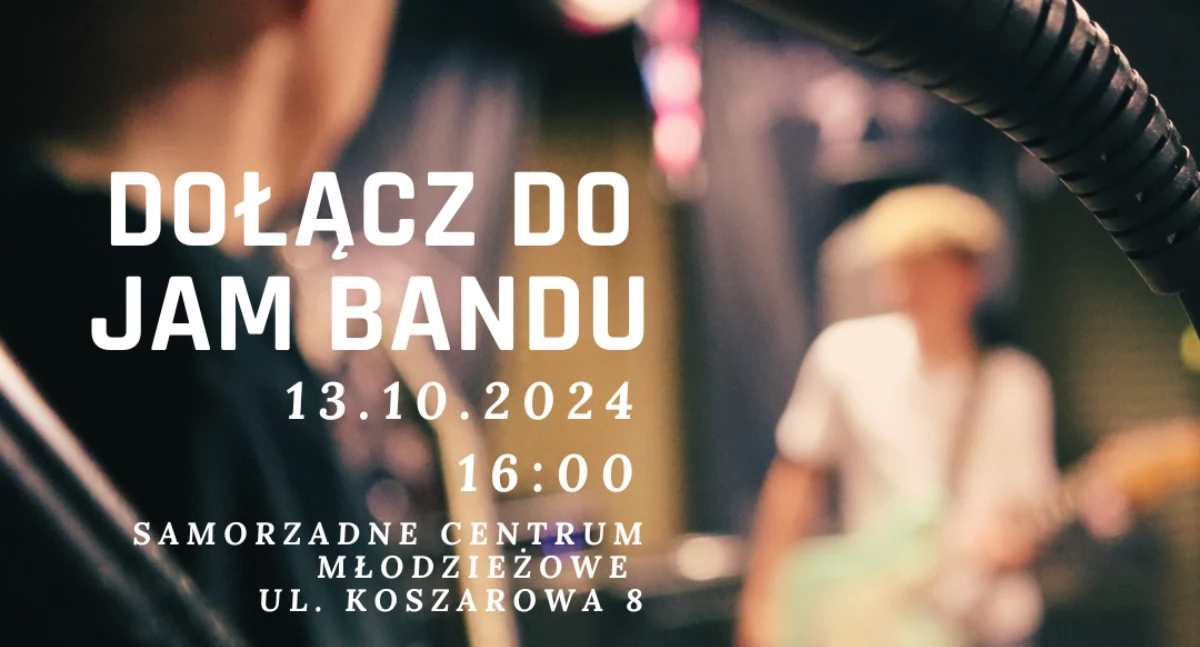 Muzyczne popołudnie w Samorządnym Centrum Młodzieżowym w Chojnicach już w tę niedzielę!