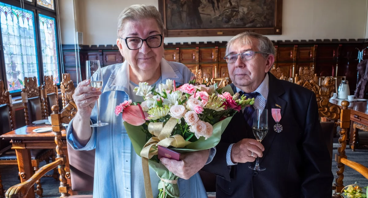 Jubileusz 50-lecia pożycia małżeńskiego Państwa Reginy i Hieronima Szymańskich