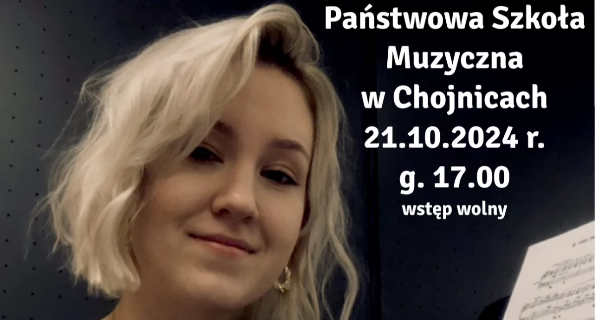 Weronika Jaroszewicz zagra dla Chojnic – wyjątkowy recital fortepianowy