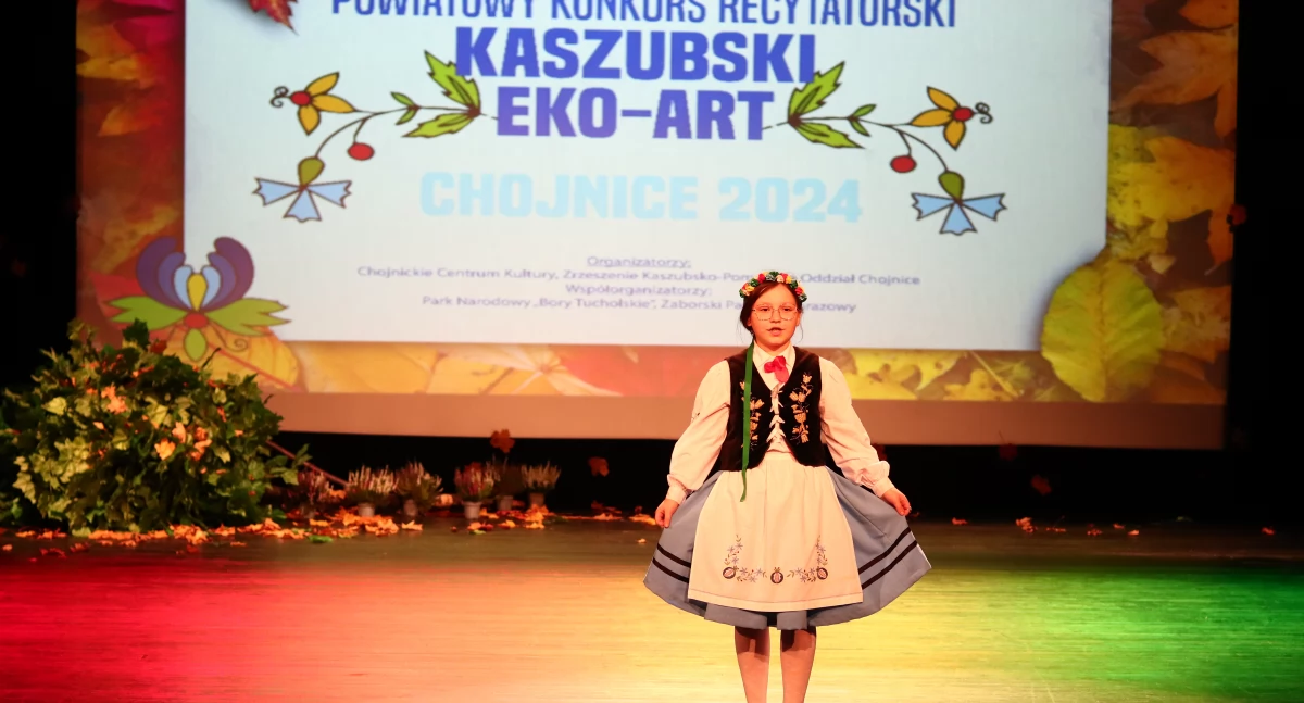Michał Moga z II LO triumfuje. Powiatowy Konkurs Recytatorski Kaszubski Eko-Art 2024 rozstrzygnięty!