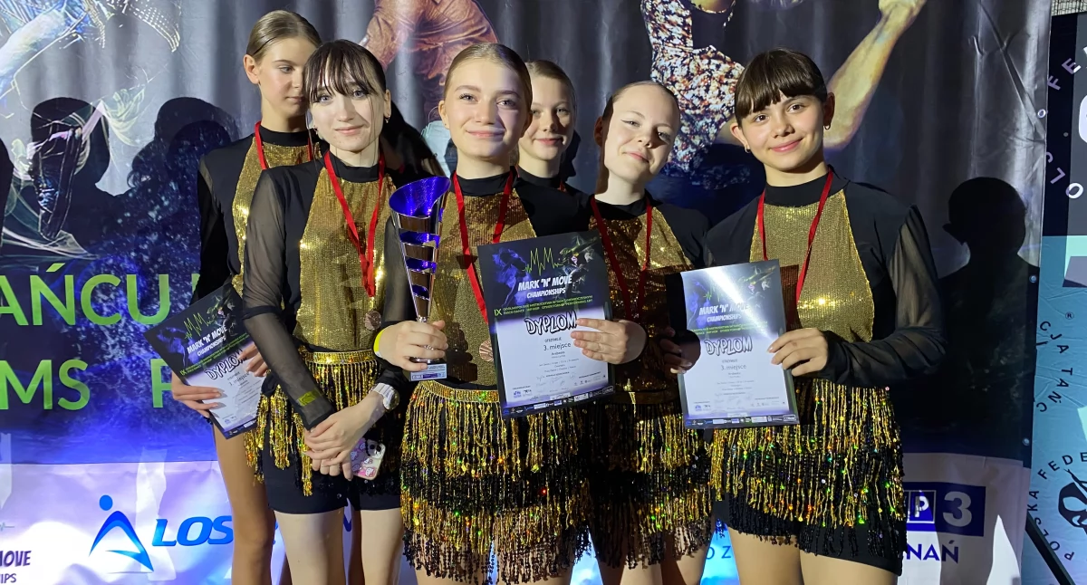 Sukces tancerek Chojnickiego Centrum Kultury na mistrzostwach w Luboniu