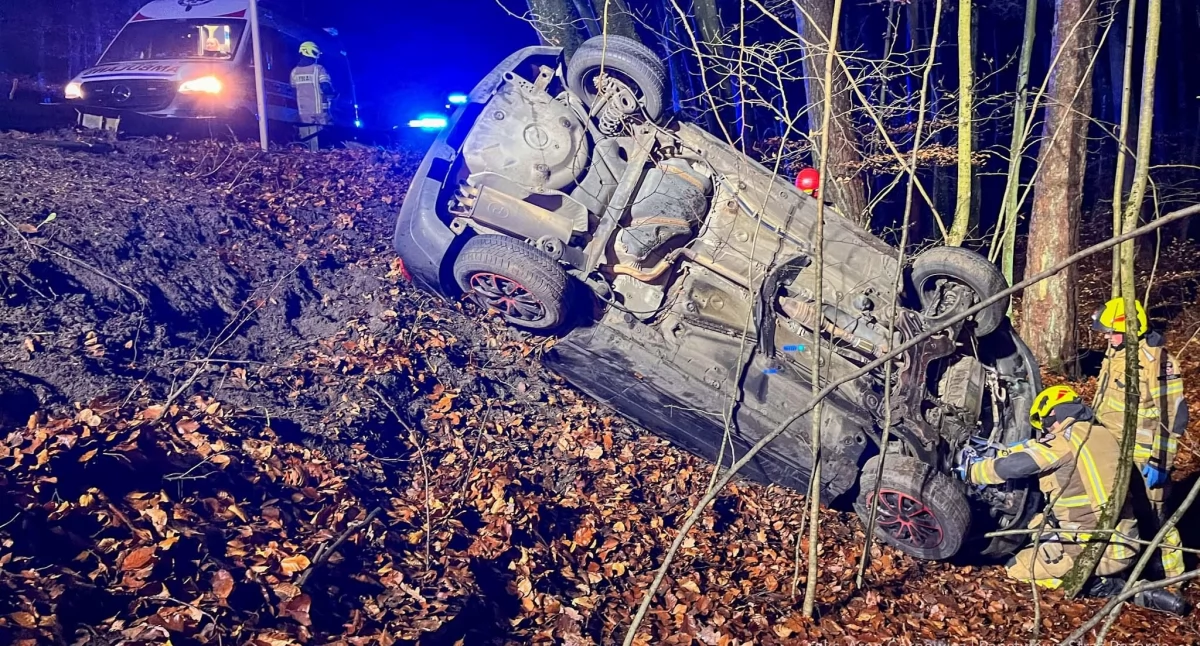 Obywatel Kolumbii spowodował wypadek w okolicach skrzyżowania na Polnicę