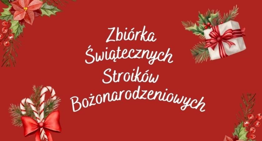Zbiórka świątecznych stroików Bożonarodzeniowych dla schroniska 