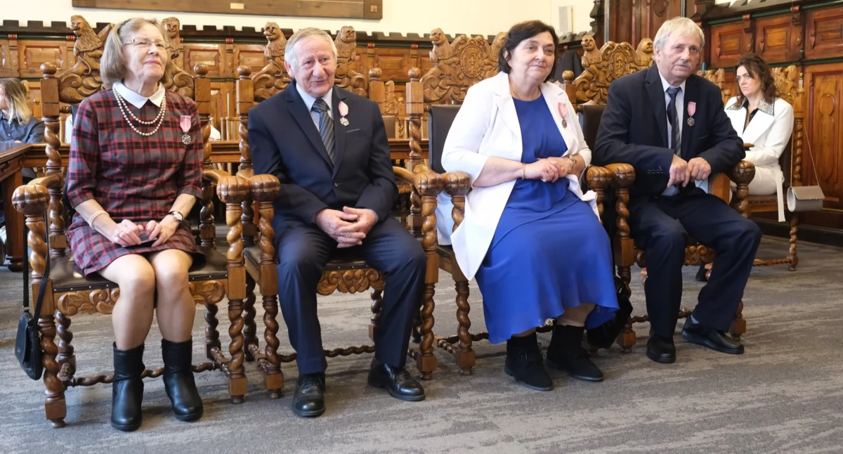 Jubileusz 50-lecia pożycia małżeńskiego państwa Stanków i Czarnowskich