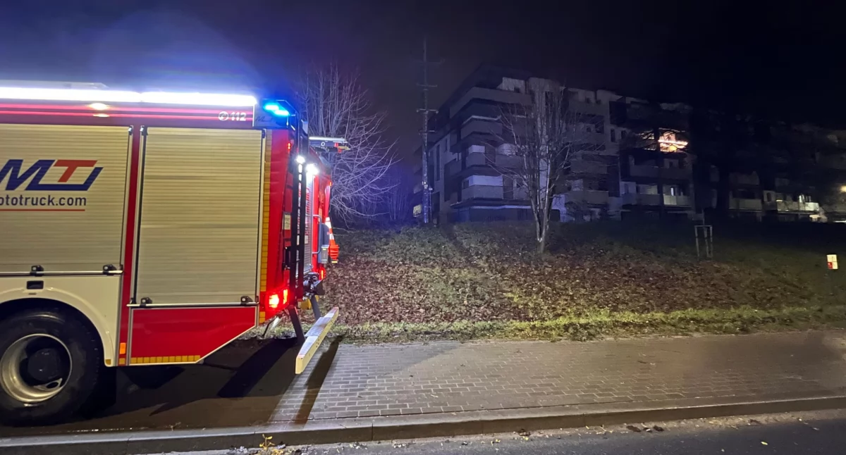 Wiatr porwał blaszak przy ul. Gdańskiej