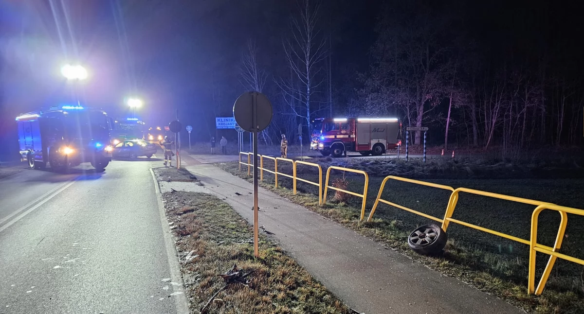 Kolizja pod Krojantami. Młodzi uczestnicy zdarzenia