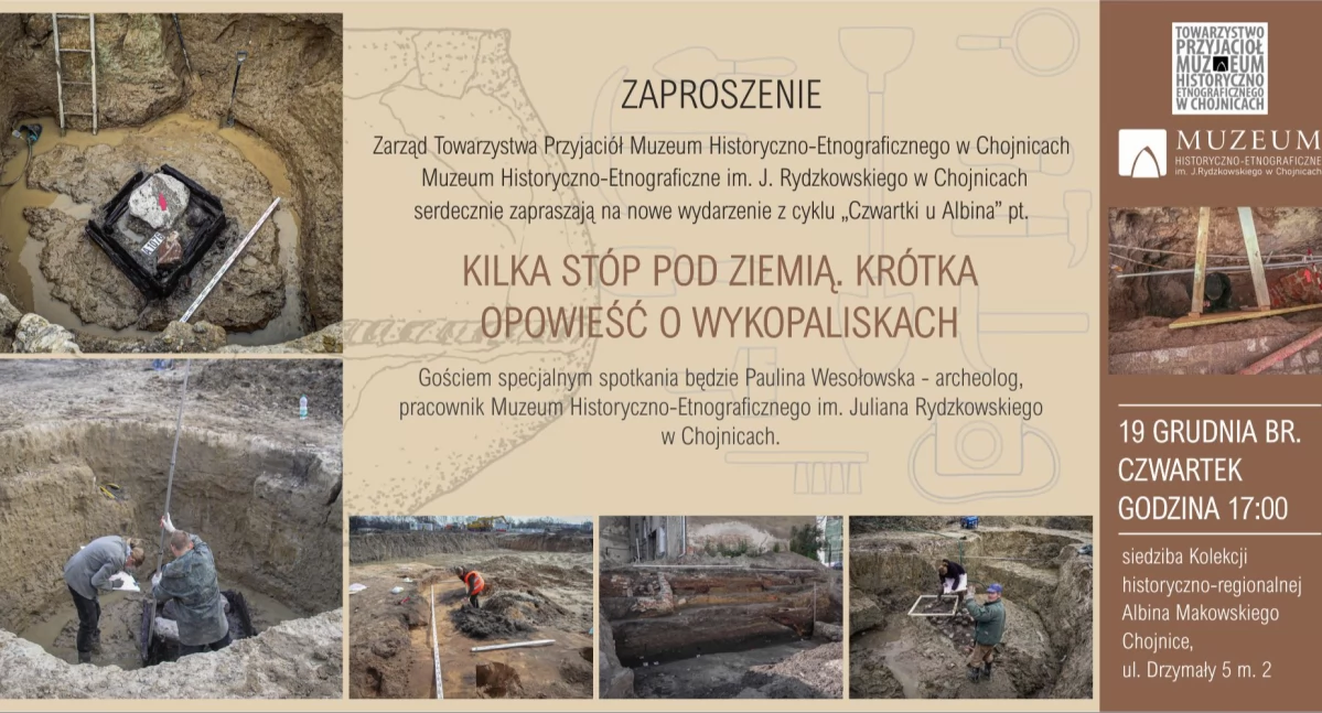 Czwartki u Albina – zaproszenie na spotkanie o archeologii z Pauliną Wesołowską