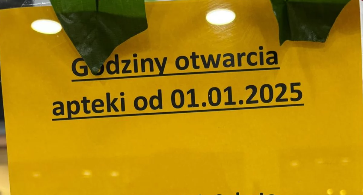 Chojnice bez całodobowej apteki od nowego roku