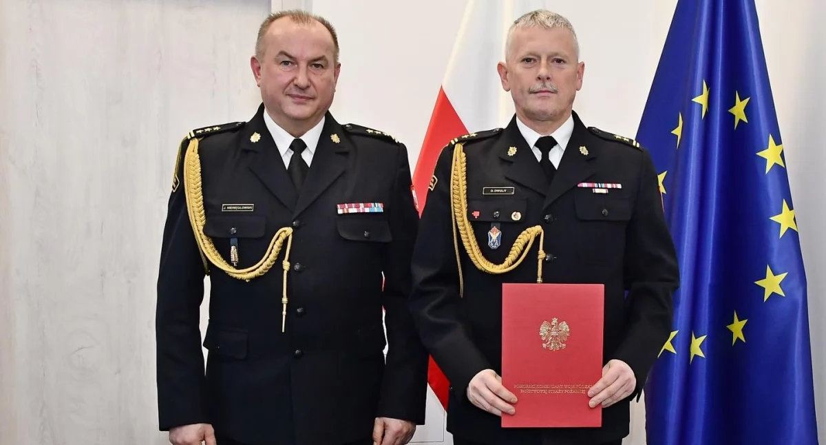 Brygadier Dariusz Dwulit nowym Zastępcą Komendanta Powiatowego PSP w Człuchowie