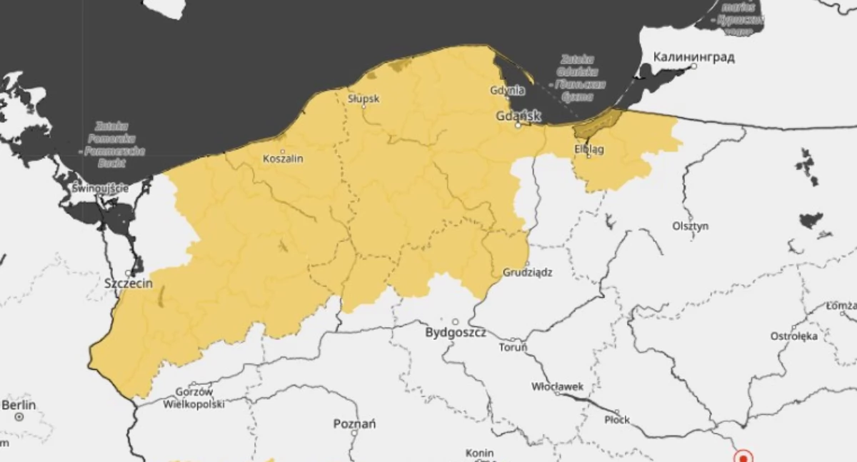 Potrójne ostrzeżenie meteorologiczne dla powiatu chojnickiego: śnieg, gołoledź i zamiecie