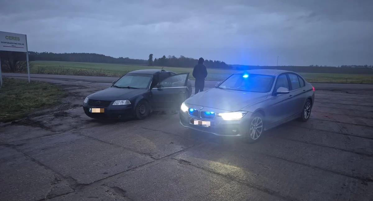  Brawurowa ucieczka przed policją – 28-latek bez uprawnień zatrzymany po pościgu