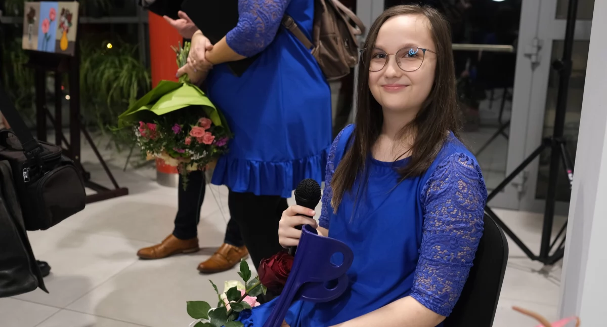 Liwia Kolińska pokazała swoje prace na wystawie w Chojnickim Centrum Kultury