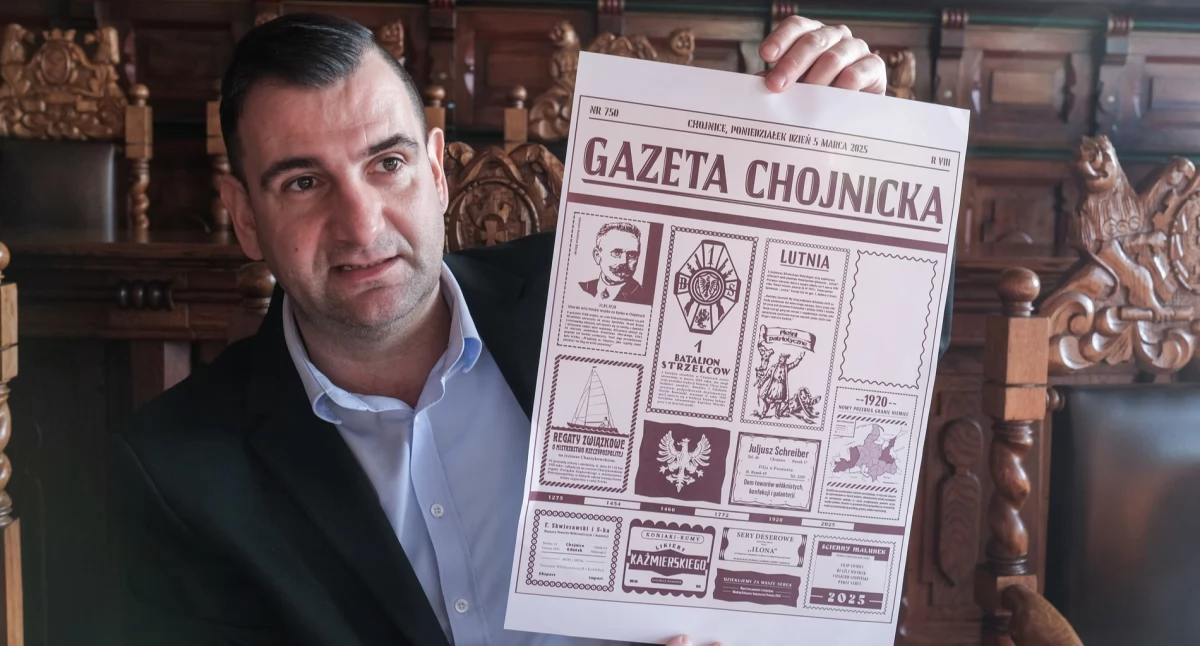 Nowy mural w Chojnicach. To hołd dla historii miasta