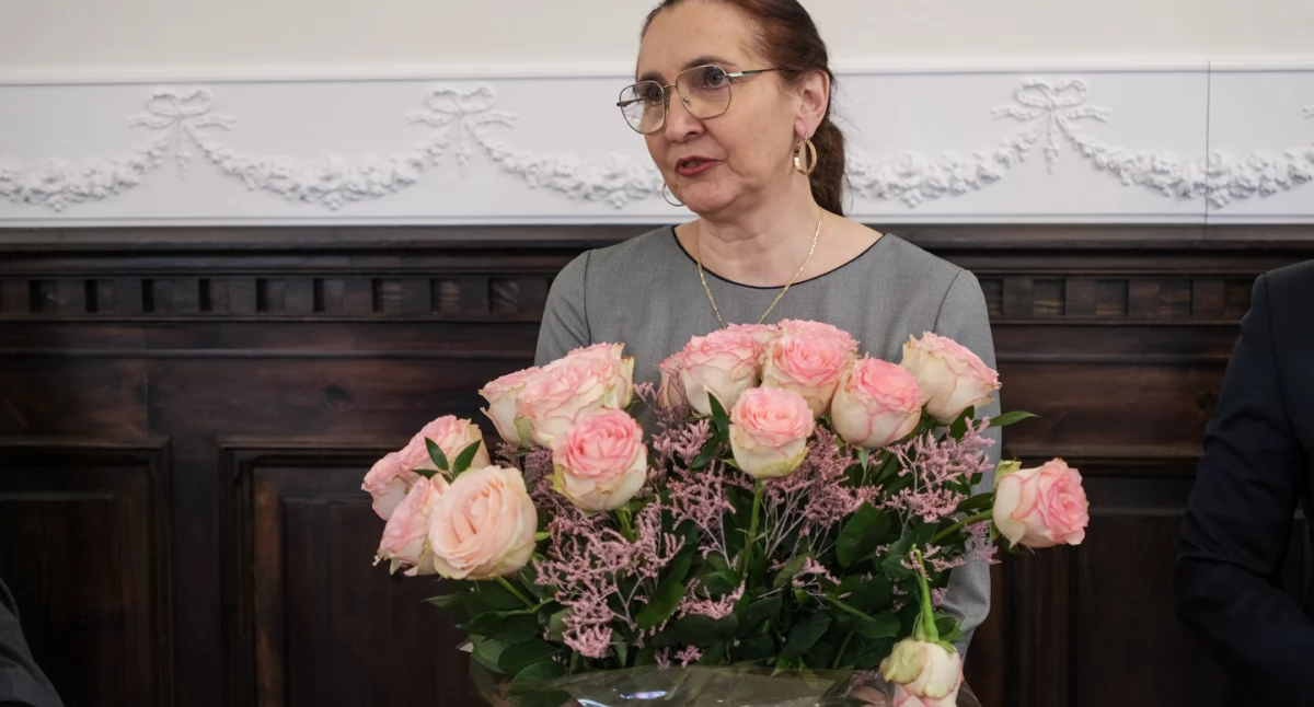 Na emeryturze, ale nadal na swoim miejscu. Elżbieta Smaglinska kontynuuje pracę Skarbnika Powiatu Chojnickiego