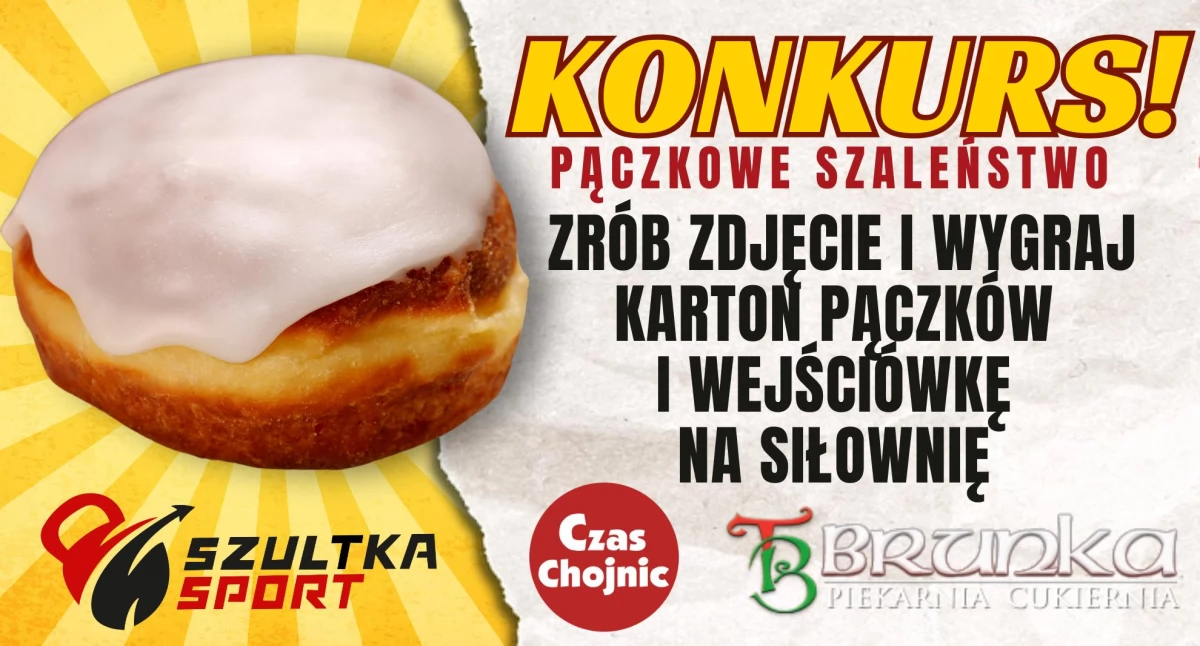 Konkurs z okazji Tłustego Czwartku – wygraj pączki i wejściówkę na siłownię!