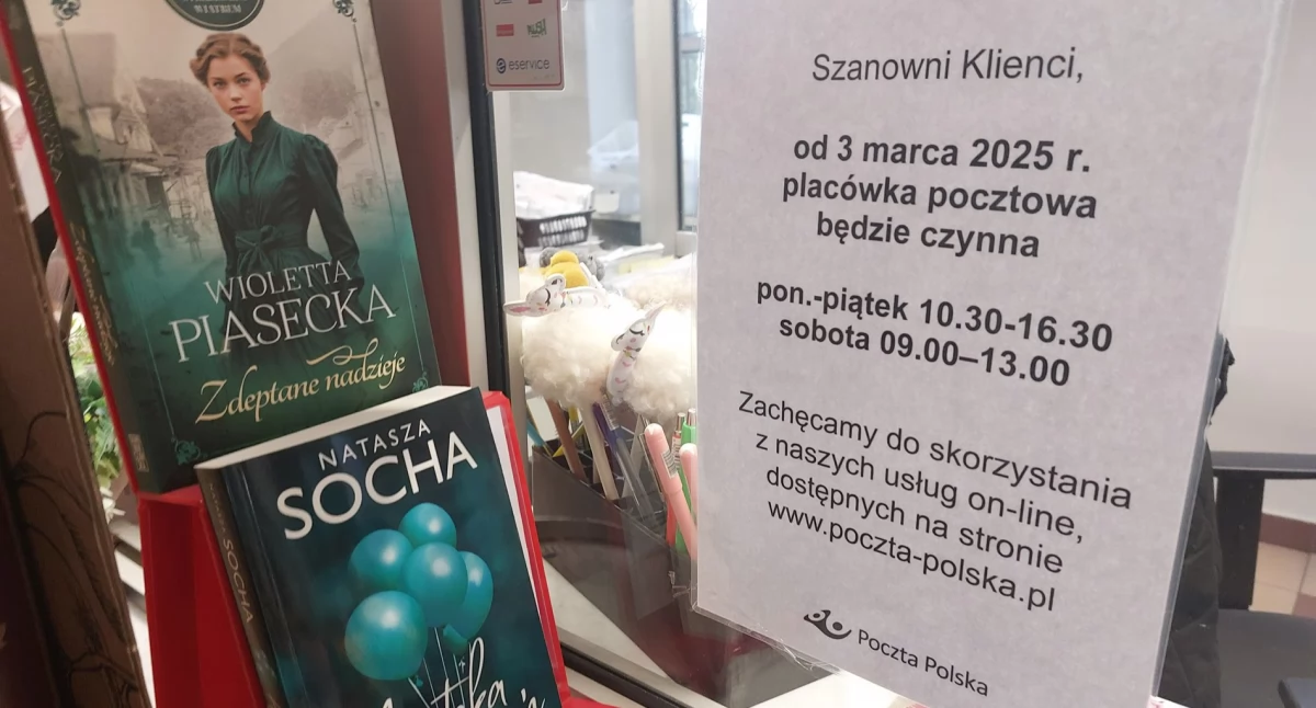 Zmiana godzin otwarcia Poczty Polskiej na Starym Rynku w Chojnicach