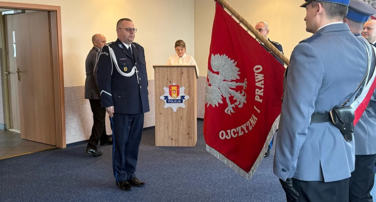 Podinsp. Przemysław Bujak nowym Komendantem Powiatowym Policji w Człuchowie
